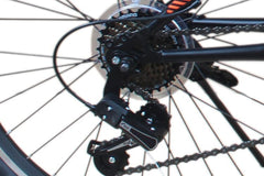 Talson 24 Zoll Mountainbike Fahrrad MIT GABELFEDERUNG & Beleuchtung 21-Gang Faster BBO