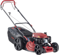 AL-KO Benzin-Rasenmäher Comfort 46.0 SP-A Plus (46 cm Schnittbreite, 2.1 kW Motorleistung, Robustes Stahlblechgehäuse, Hinterradantrieb, Mulchfunktion, Seitenauswurf, für Rasenflächen bis 1400 m²)