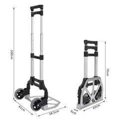 HOMCOM Sackkarre klappbar höhenverstellbar Aluminium