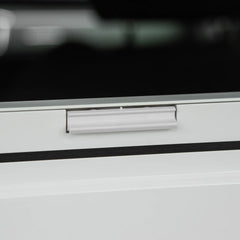 Outsunny Auto-Kühlschrank Kompressor LCD-Panel Batterieschutz Weiß