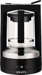 Krups KM4689 Filterkaffeemaschine T8 | 850 Watt | Automatische Abschaltung | 8-12 Tassen | Beleuchteter Ein-/ Ausschalter | Schwarz