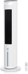 Brandson - Turmventilator mit Wasserkühlung - Preisträger 2025 - Verdunstungskühler - Luftkühler - Ventilator - mobile Klimaanlage ohne Abluftschlauch - 5 in 1 - leise - 4,6 L Wassertank - weiß