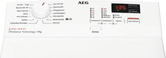 AEG Waschmaschine Toplader, Serie 6000 ProSense: Mengenautomatik, 6 kg, EEKL A, SoftOpening Trommeldeckelöffnung, Wasserschutzalarm, Wasserstoppschlauch, Inverter Motor, 1400 U/min, LTR6A41460