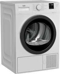 Beko DHC742GXS b300 Wrmepumpentrockner, Frontlader, 7 kg Beladungskapazitt, nur 50,8 cm tief, 15 Programme, Sonsortrocknung, Knitterschutz, Allergikergeeignet, Sulenfhig, Schontrommel, Wei