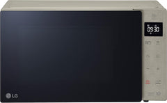LG MH6535GIS Mikrowelle mit Inverter Technologie & Quarz Grill, 25 Liter Kapazitt, 1000 W, Automatikprogramme, einstellbare Leistungsstufen für optimales Garen und EasyClean-Funktion, Schwarz