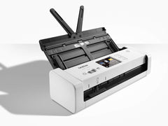 Brother ADS-1700W Kompakter und intelligenter Dokumentenscanner | Dokumentenzuführung | Automatisches Scannen | Wi-Fi/Wi-Fi Direct, Weiß/Schwarz