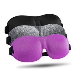 3D Contoured Sleep Mask 3 Pack