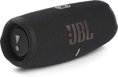 JBL Charge 5 Bluetooth-Lautsprecher in Schwarz – Wasserfeste, portable Boombox mit integrierter Powerbank – Eine Akku-Ladung für bis zu 20 Stunden kabellosen Musikgenuss
