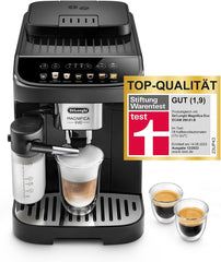 De'Longhi Magnifica Evo ECAM 292.81.B Kaffeevollautomat mit LatteCrema Milchsystem, 7 Direktwahltasten für Cappuccino, Espresso und weitere Kaffeespezialitäten, 2-Tassen-Funktion, Schwarz