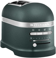 KitchenAid Toaster für 2 Scheiben mit Sandwich-Zange | Artisan | Retro Toast Machine | Verschiedene Funktionen und Bräunungsstufen | Grün