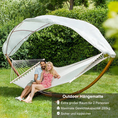 Sonnewelt Hngematte Holz Hammock mit Gestell