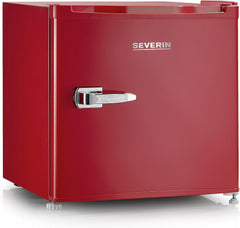 SEVERIN Retro Mini Kühl-/Gefrierbox (31 l), Gefrierschrank klein, Minikühlschrank mit flexibler Temperaturregelung, Tischkühlschrank, schwarz, GB 8880