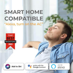 Sensibo Sky, kabellose e Steuerung für Klimaanlagen. Schnelle & einfache DIY-Installation. Komfort dank energieeffizienter Thermostat-Control-App. Kompatibel mit Google, Alexa & Siri