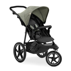 hauck Kinderwagen Runner 2, Dreirad Buggy mit XL Lufträder für Kinder bis 22 kg, UV-Schutz 50+, Belüftungsfenster, Höhenverstellbar, Faltbar, XL Korb bis 3 kg, Liegefunktion (Black)