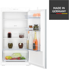 NEFF KI1311SE0, N 30, Einbaukühlschrank, 102,5 x 56 cm, 165 L Kühlen, Made in Germany, Leise, Sicherheitsglas, FreshSafe Schublade, Eco Air Flow für konstante Innentemperatur, Schleppscharnier