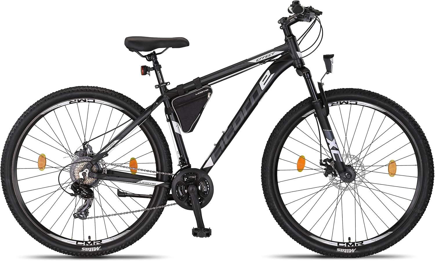 Licorne Bike Effect Premium Mountainbike Aluminium Discbremse Jungen Mädchen 21 Gang