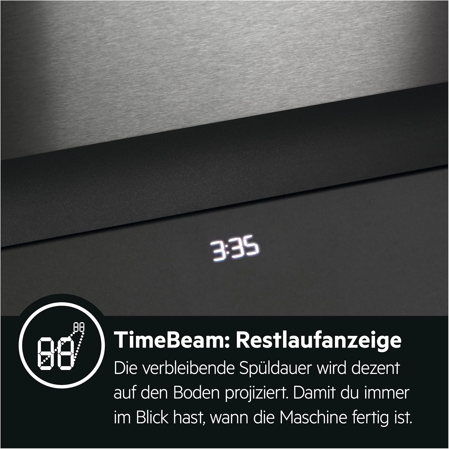 AEG Vollintegrierter Geschirrspüler 60cm, Spülmaschine Serie 7000: mit Glasschutz, Energieklasse A, Besteckschublade, personalisierte Zeit-Steuerung, leise 41dB, ComfortRails, Wasserstopp, FSE7676AP