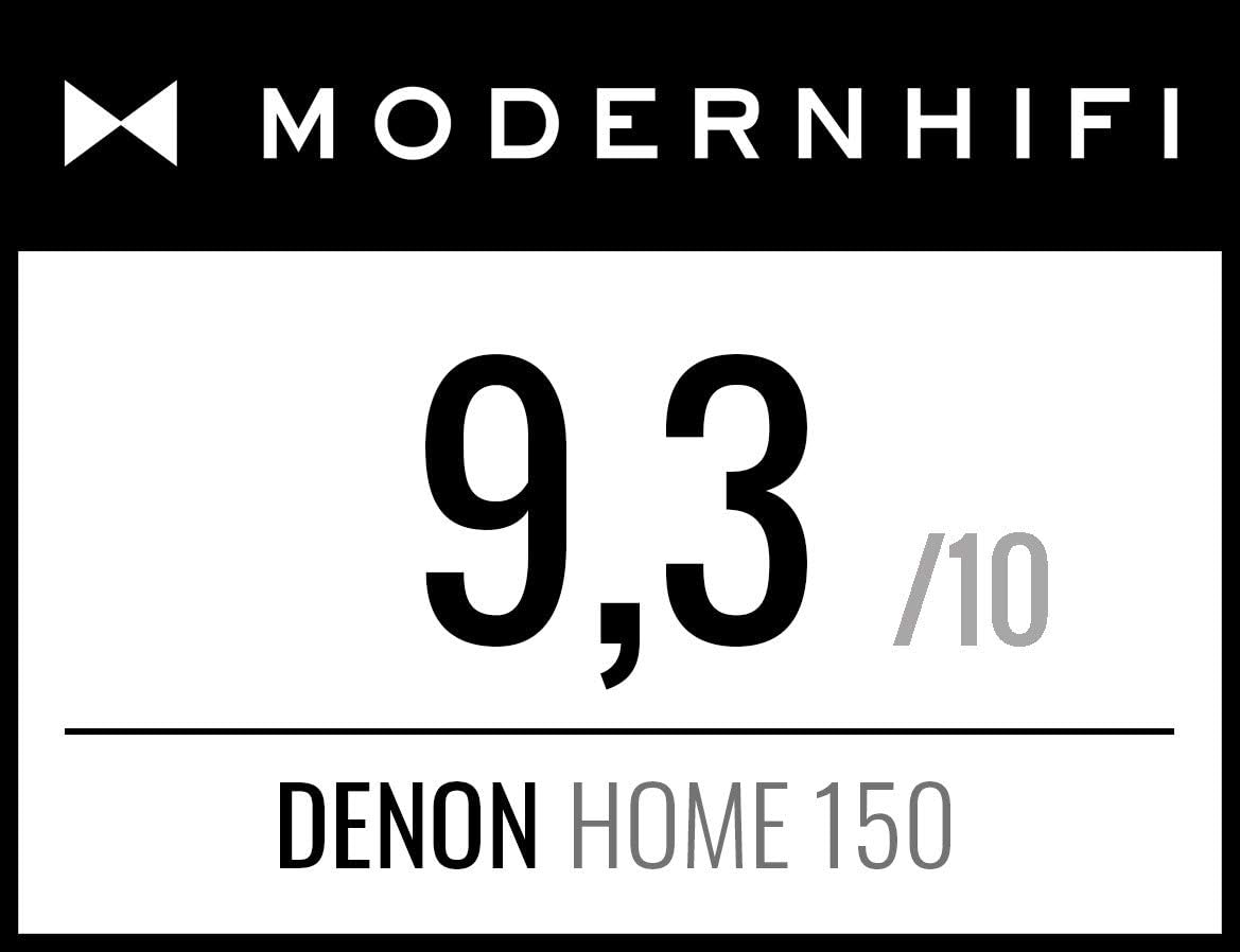 Denon Home 150 Multiroom-Lautsprecher, HiFi Lautsprecher mit HEOS Built-in, Alexa integriert, WLAN, Bluetooth, USB, AirPlay 2, Hi-Res Audio, schwarz
