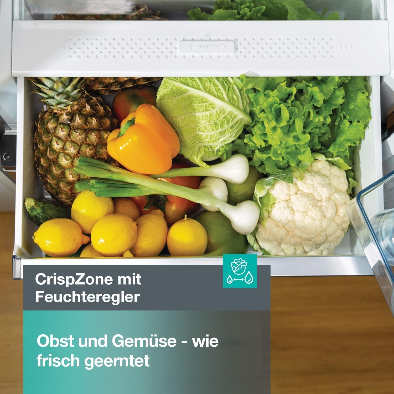 Gorenje N 619EAW4 Kühl-Gefrier-Kombination / LED Display / 186 cm / 300 l / NoFrostPLus / Gemüsefach mit Feuchteregler / FastFreeze / weiß