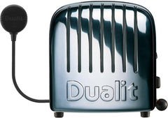Dualit Kombi-Toaster 42174 Edelstahl 4 Schlitze, 2,2 kW/230V | 4 Schlitze | Edelstahl | 80 Scheiben pro Stunde, L139