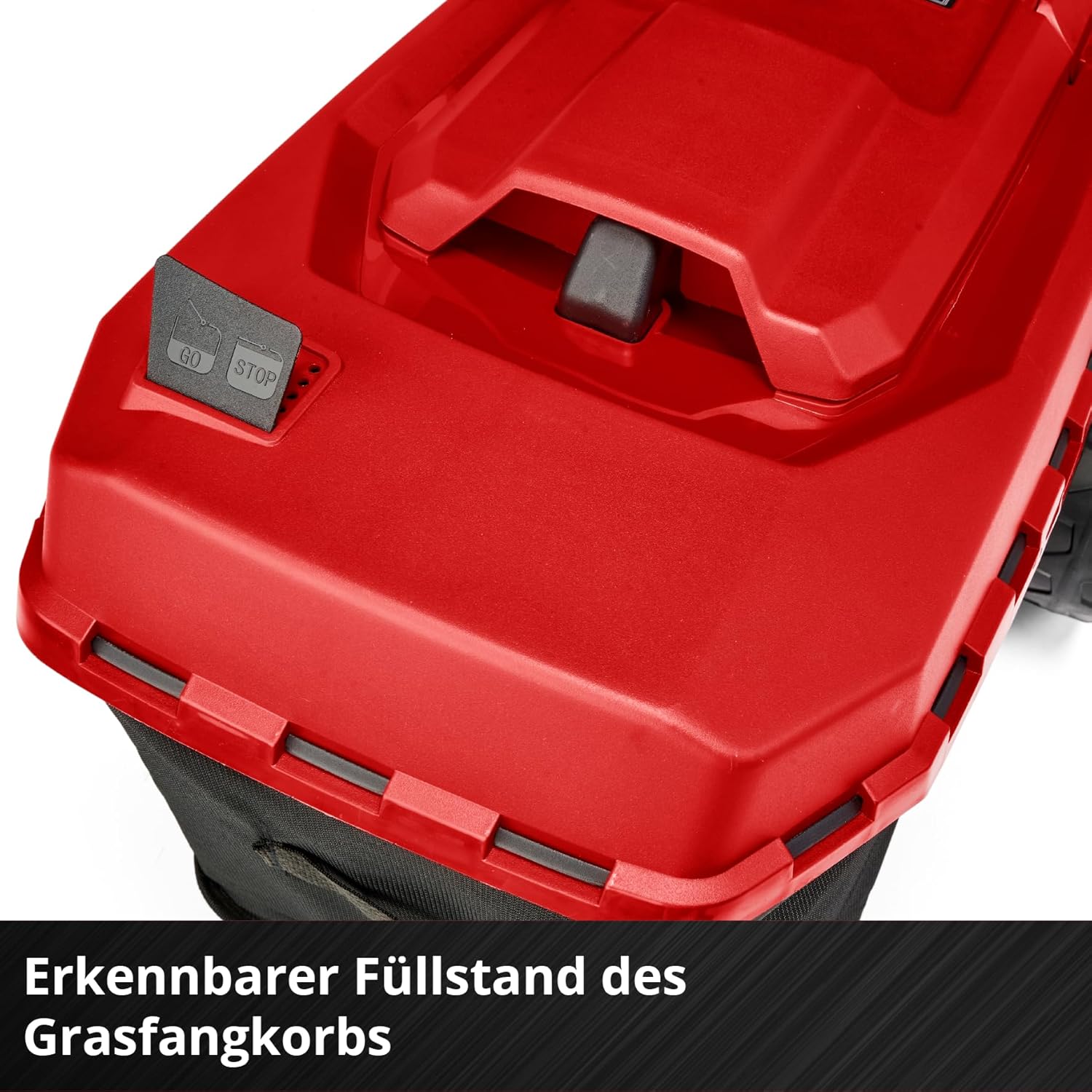 Einhell Akku-Rasenmäher RASARRO 36/42 Kit Power X-Change (36V, 42 cm Schnittbreite, bis 725 m², Brushless, 50L Fangkorb, Mulchfunktion, inkl. 2x 5,2Ah + 1x Twincharger)
