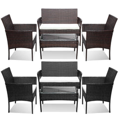 Sonnewelt Polyrattan Sitzgruppe Gartenmbel Set
