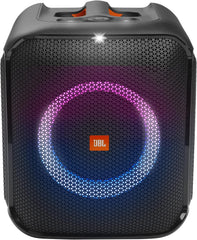 JBL PartyBox Encore – Tragbarer Party-Lautsprecher für drinnen und draußen – Mit eingebauten Lichtern, IPX4-Design und tiefem Bass – 10 Stunden Laufzeit – Schwarz