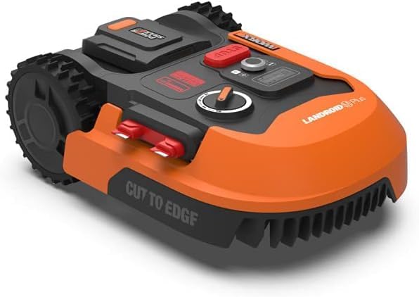 WORX Landroid M WR141E Mhroboter/Akkurasenmher für kleine Grten bis 500 qm/Selbstfahrender Rasenmher für einen sauberen Rasenschnitt, Bunt