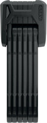 ABUS Faltschloss Bordo Granit XPlus 6500 SH mit Halterung - Fahrradschloss aus gehärtetem Stahl - ABUS-Sicherheitslevel 15-110 cm - Schwarz