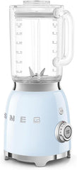 Smeg, BLF03PKEU, 1,5 l Standmixer, 4 -Geschwindigkeitsstufen, 4 Automikprogramme, Abnehmbare Doppelklinge, Deckelöffnung transparent mit Dosierkappe, rutschfest, 800W, Rose