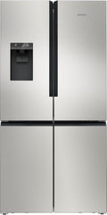 SIEMENS KF96NVPEA iQ300 Multi-Door-Kühlschrank, 183 x 91 cm, 405 L Kühlen & 200 L Gefrieren, hyperFresh längere Frische, noFrost nie wieder abtauen, superCooling schnellere Kühlung