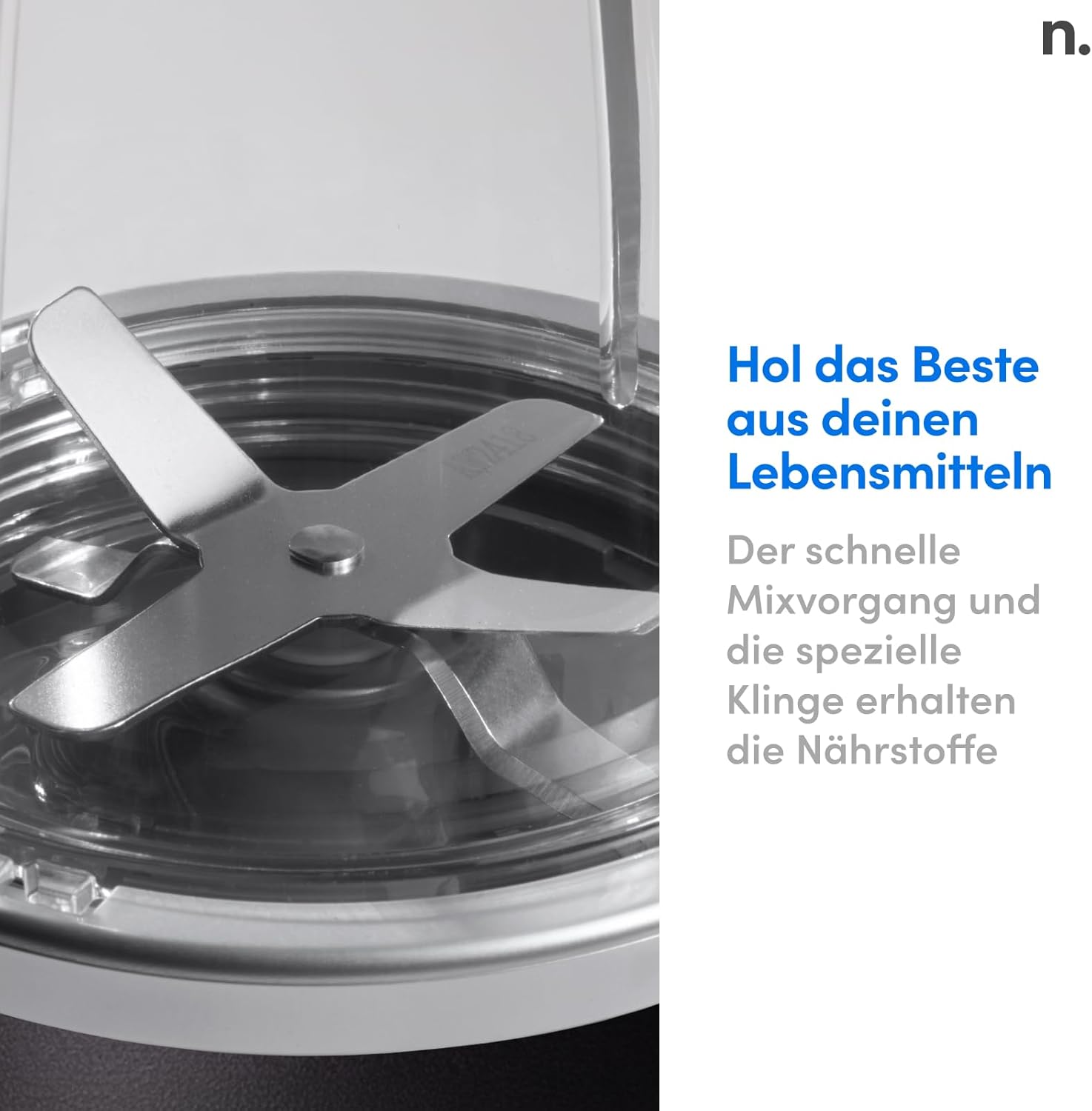 Nutribullet Pro 1200, Elektrischer Mixer, Zerkleinerer, Smoothie Mixer, Multifunktionsmixer, 1200w Leistung, 700ml und 900ml Glser, schwarz, NB120MB