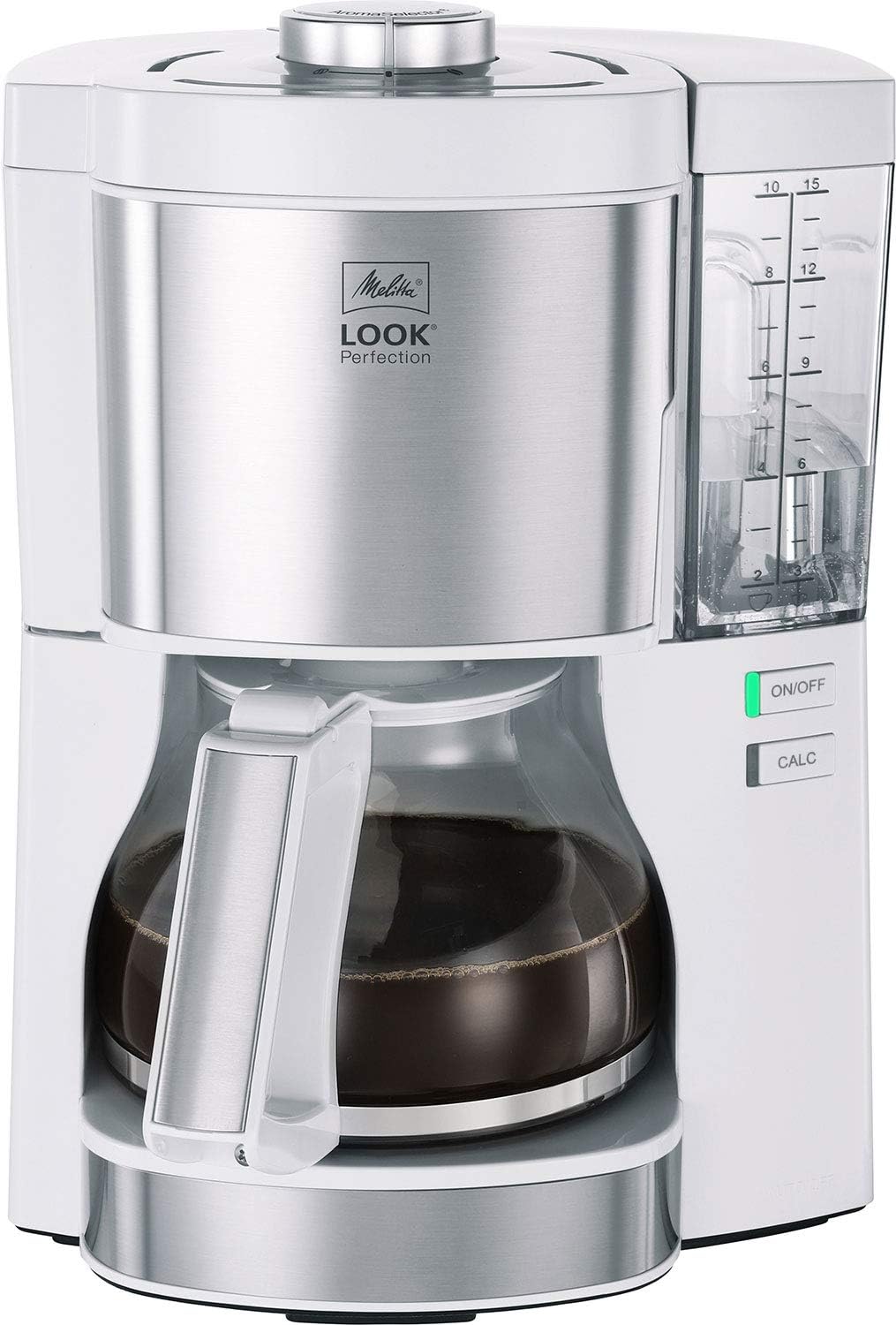 Melitta Look Perfection - Filterkaffeemaschine - mit Thermokanne - Tropfstopp - 10 Tassen - Schwarz (1025-16)
