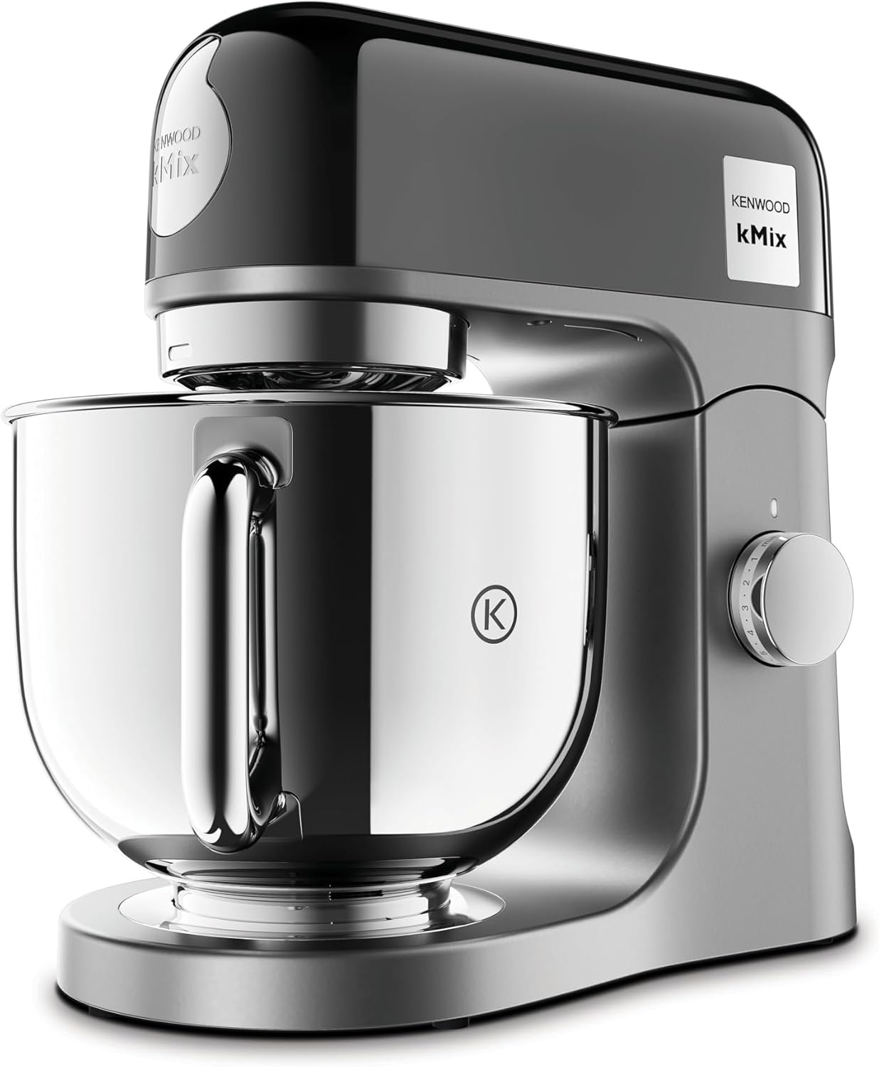Kenwood kMix KMX750RD Küchenmaschine, 5 l Edelstahl Schüssel, Safe-Use-Sicherheitssystem, Metallgehuse, 1000 Watt, inkl. 3-Teiligem Patisserie-Set und Spritzschutz, Rot