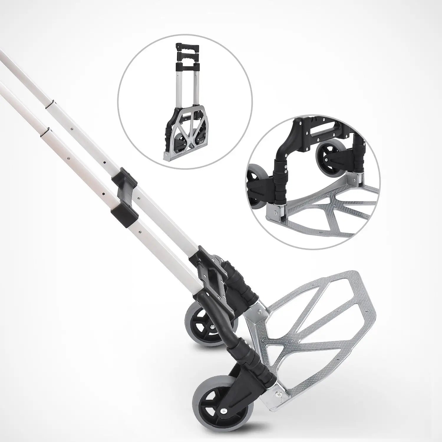HOMCOM Sackkarre klappbar höhenverstellbar Aluminium