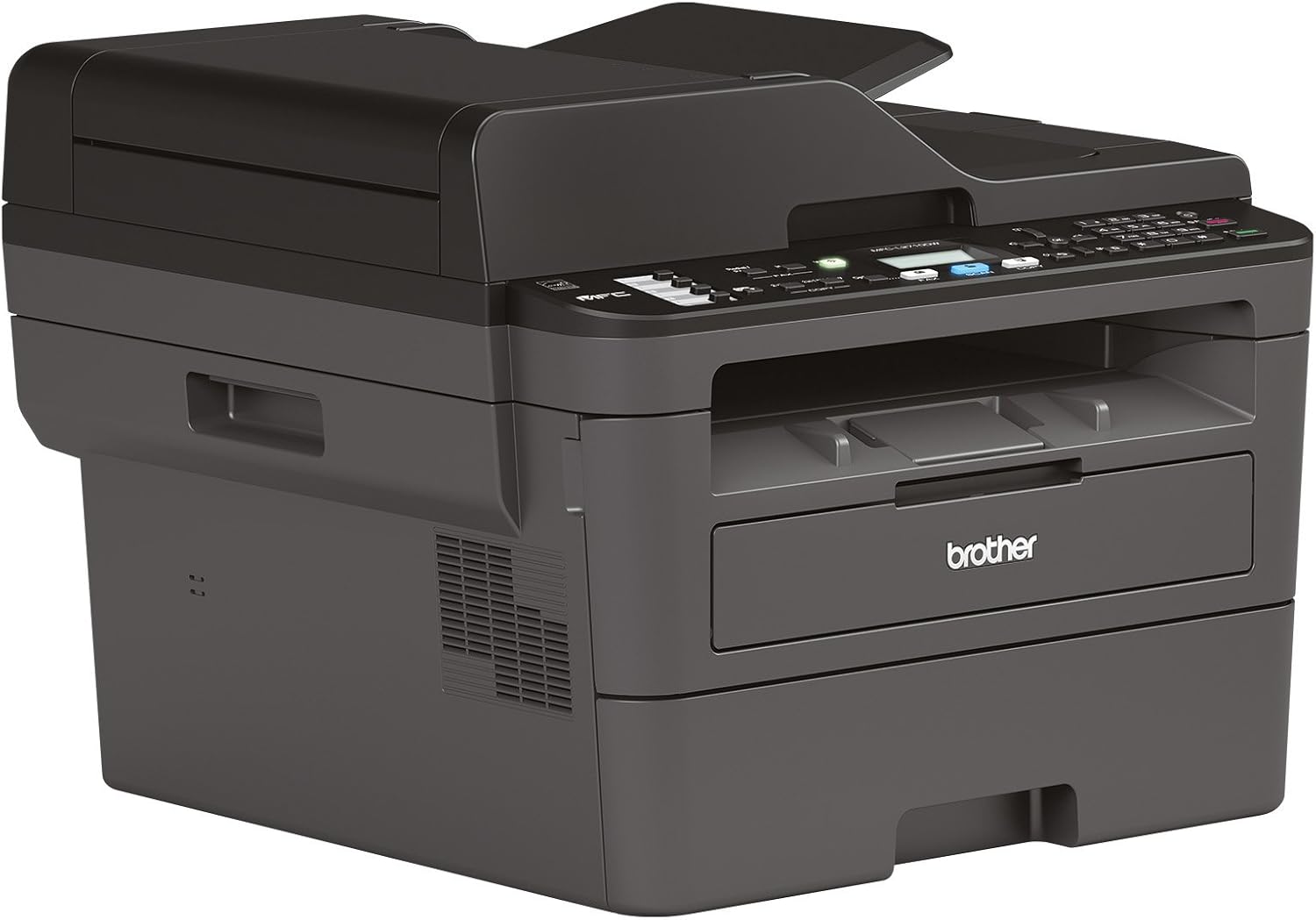 Brother MFC-L2835DW | 4-in-1-Multifunktionsdrucker (Drucken/Scan/Kopieren/Faxen) Laserdrucker Monochrom – WLAN & Ethernet – Dokumentenzuführung (ADF) für 50 Blatt – Druckgeschwindigkeit von 32 Seiten
