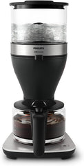 Philips All-in-1 Filterkaffeemaschine - integriertes Kegelmahlwerk für frisch gemahlenen Kaffee - Duo-Bohnenbehlter, 1,25-L-Glaskanne, individuelle Einstellung der Intensitt (HD7900/50)