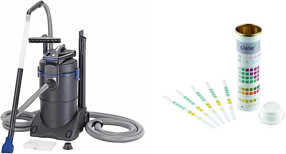 Oase 37102 PondoVac 3, 1600 W, 4000 l/h - Teichschlammsauger, Poolsauger für schnelle Bodenreinigung, Wasseraufbereitung, für Teiche aller Art und Haushalt