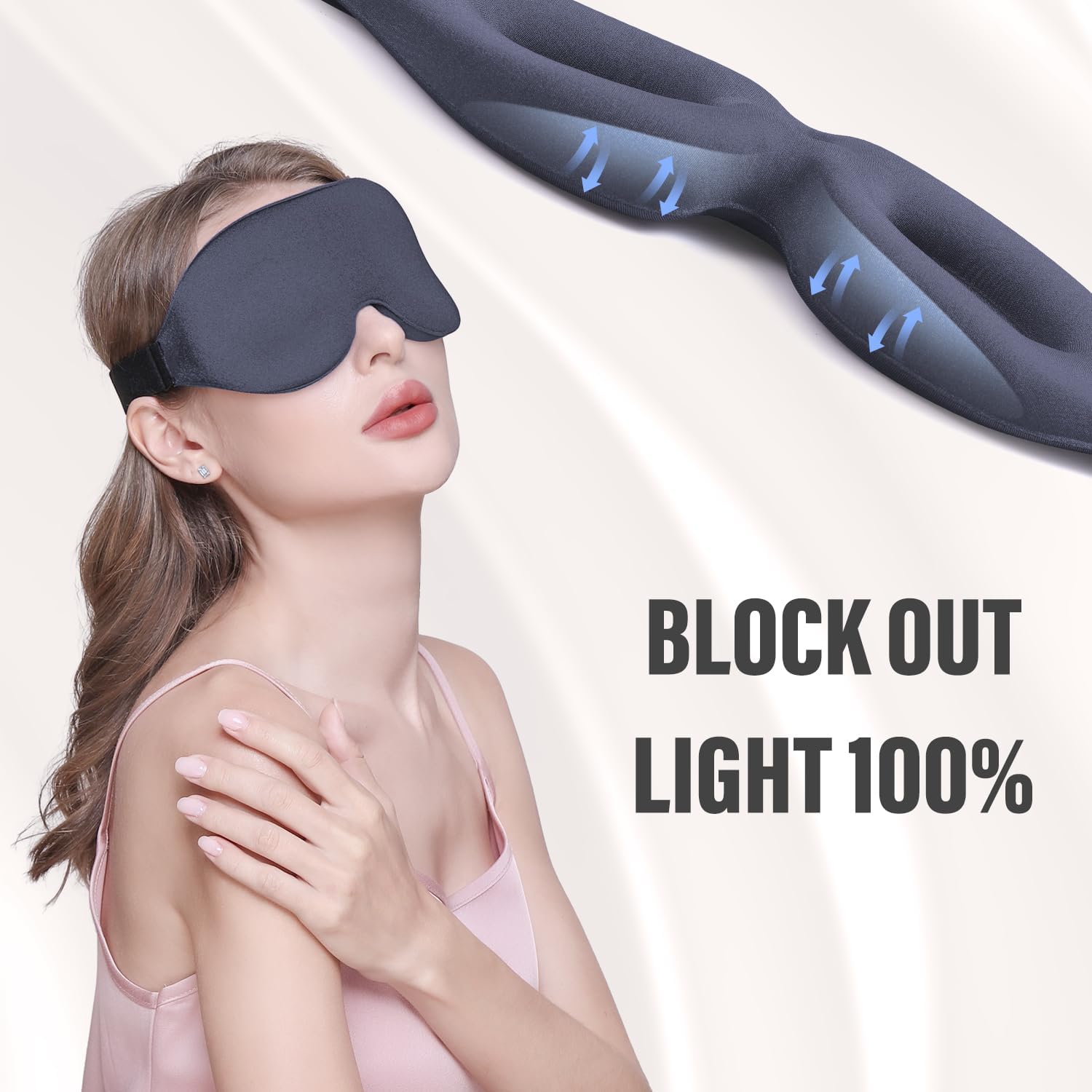 Ergonomic 3D Sleep Mask