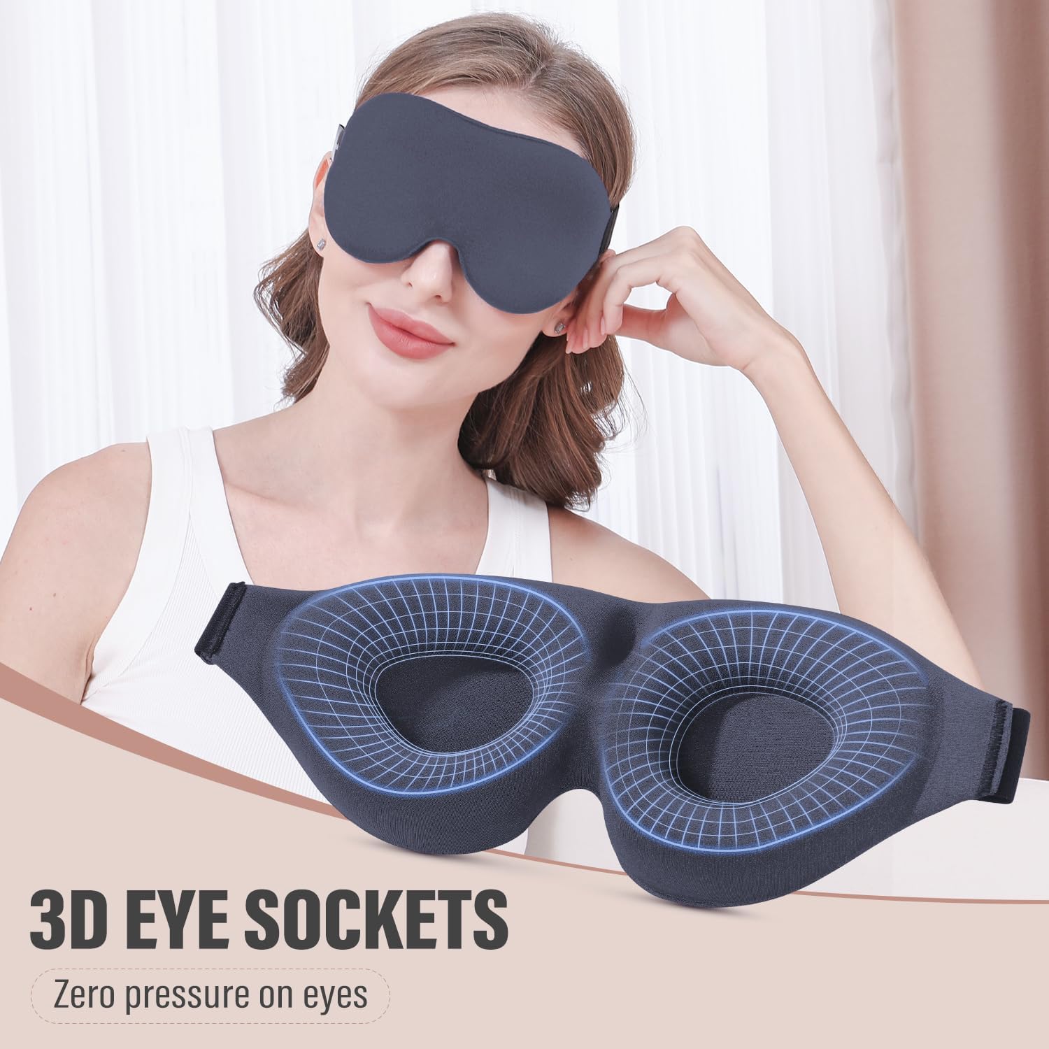 Ergonomic 3D Sleep Mask