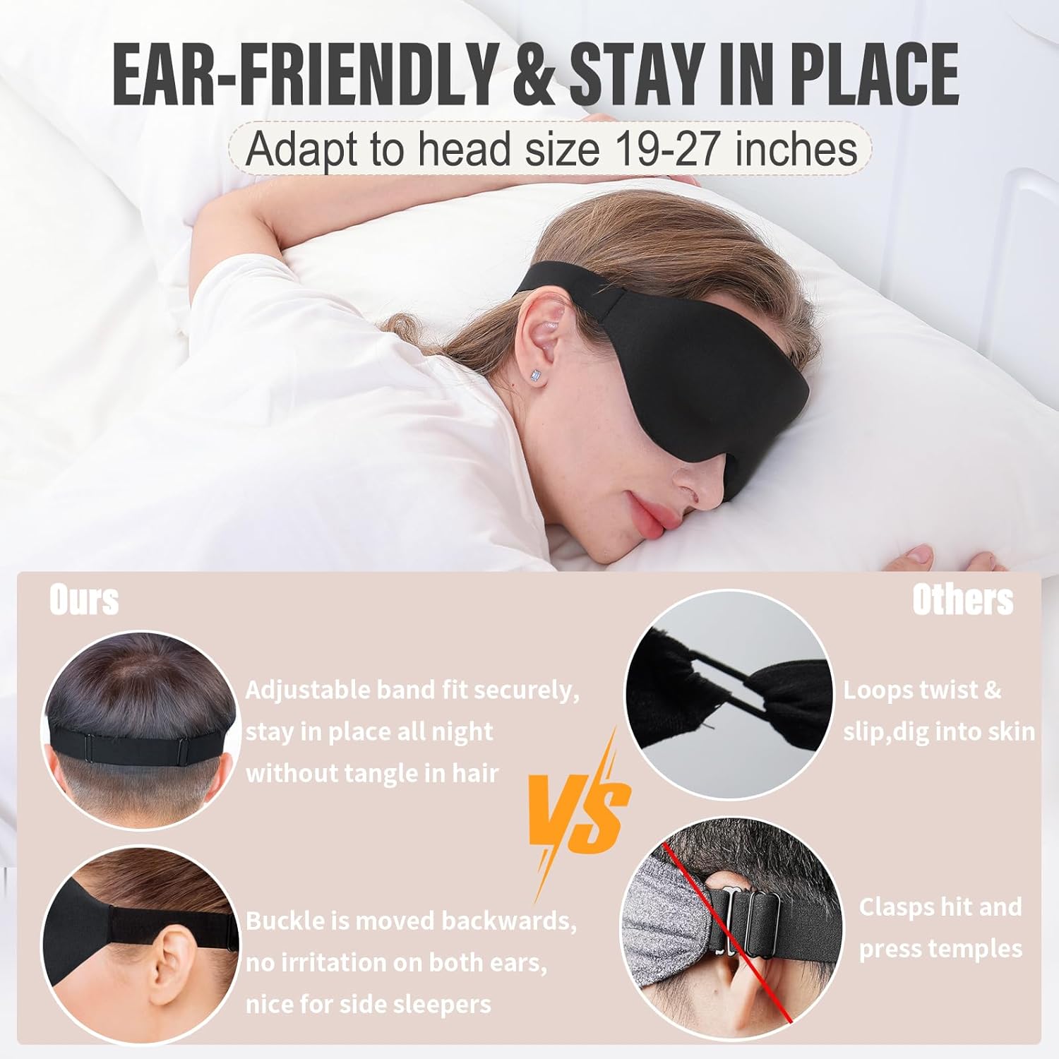 Ergonomic 3D Sleep Mask