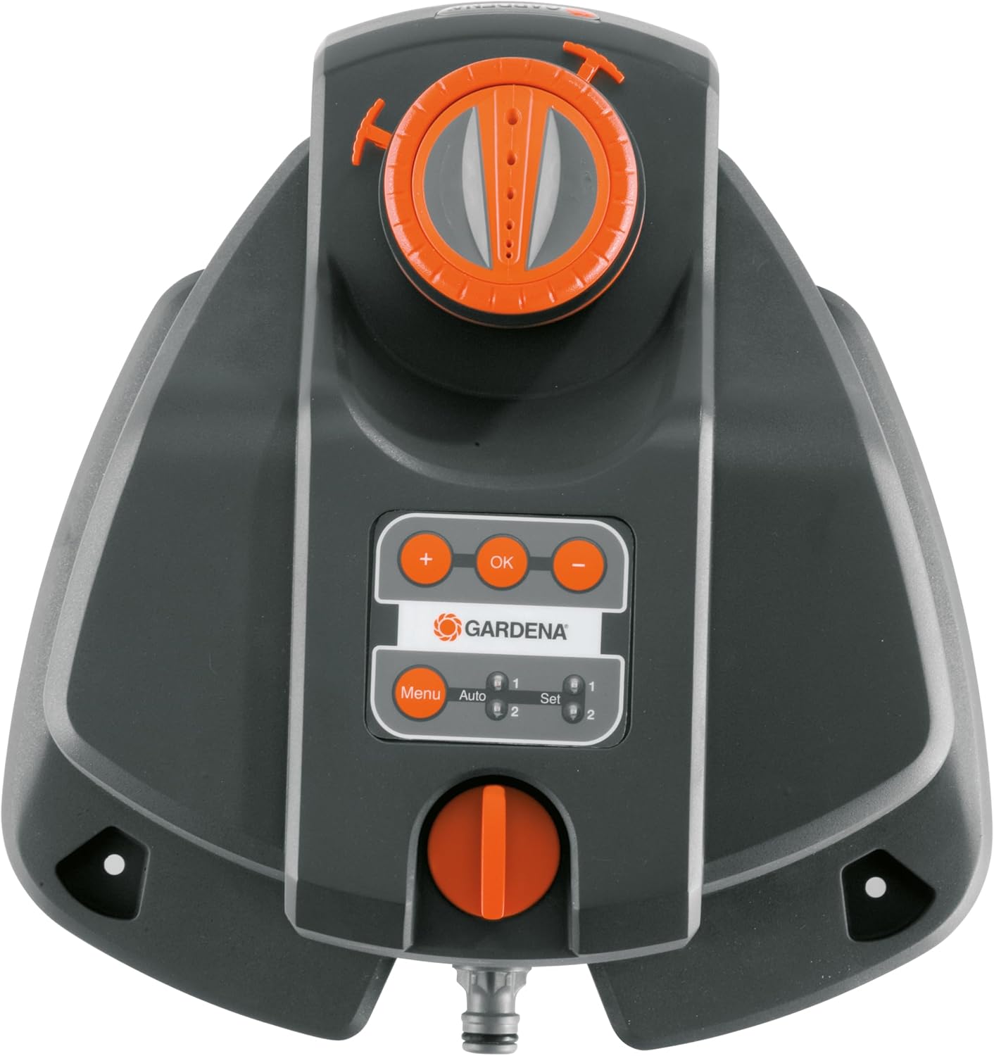 Gardena Comfort Vielflchenregner AquaContour Automatic: Flchenbewsserung für die individuelle Bewsserung nahezu jeder Gartenkontur, einfache Programmierung, Reichweite 2,5-10,5 m (8133-20)