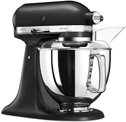 KitchenAid Küchenmaschine I Artisan I Kippbarem Food Processor I Teigknetmaschine mit 5 Zubehör | 2 Schüsseln aus Edelstahl | 4.8 L | Pistaccio