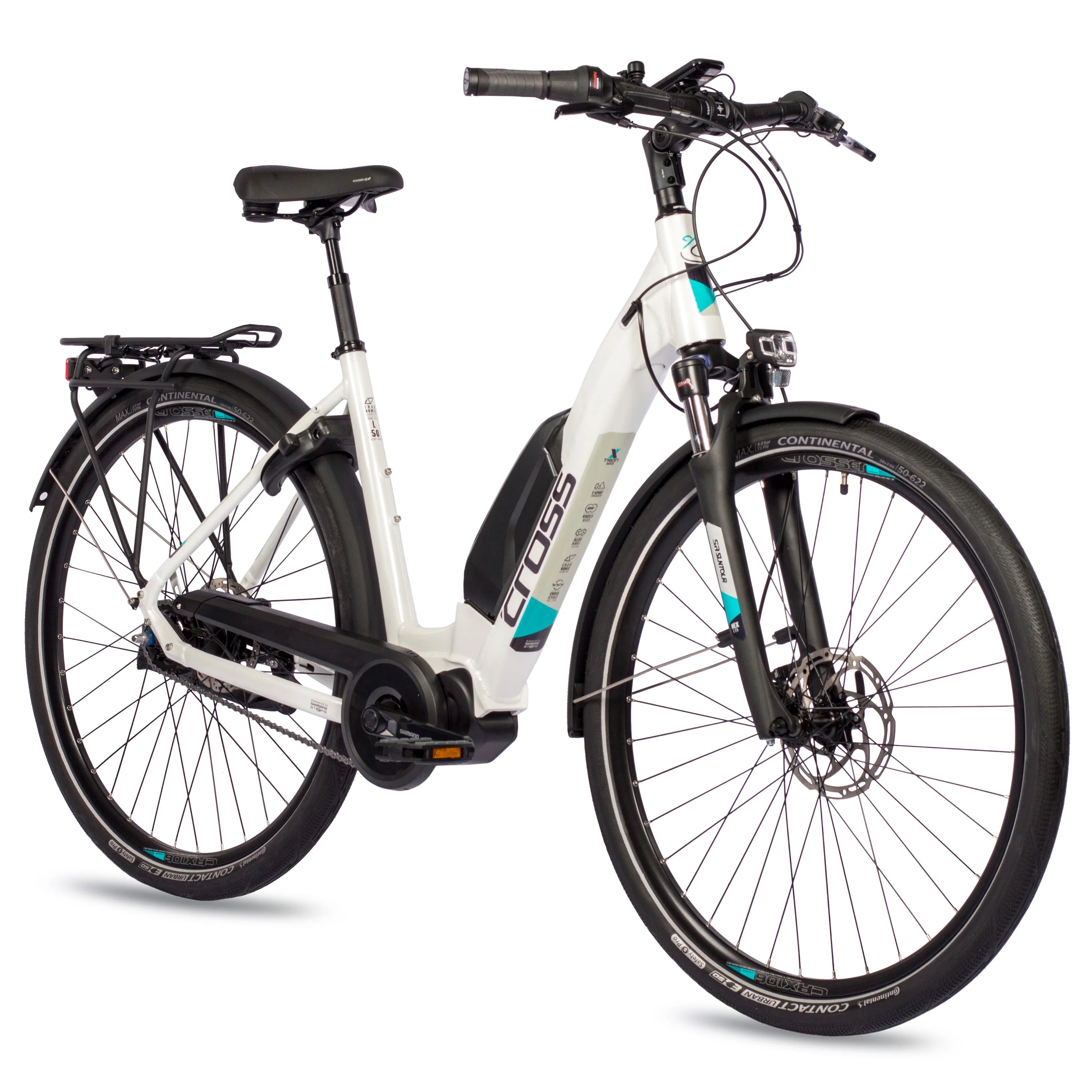 28 Zoll E-Bike City Fahrrad LS WAVE X-Tron SR3 SHIMANO STеPS E-5000 418Wh 5 GANG SHIMANO NEXUS INTER-