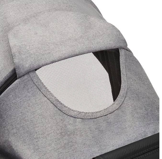 Ickle Bubba Venus Prime Doppelkinderwagen - geeignet von Geburt bis 15 kg (ca. 3 Jahre), leichter, faltbarer Zwillingskinderwagen mit Neugeborenenkokon, 2 Fußwärmern und Regenschutz (Schwarz)