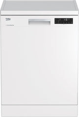 Beko BDFN26420W b300 freistehender Geschirrspüler, unterbaufhig, Platz für 14 Magedecke, Pro Inverter Motor, TrayWash, HygieneIntense, 6 Programme, WaterSafe+, Wei
