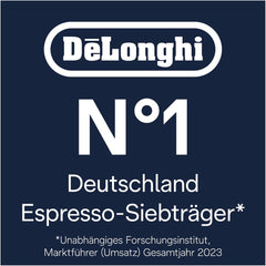 De'Longhi La Specialista Arte EC9155.MB Siebtrgermaschine, Espressomaschine mit Mahlwerk, 8 Mahlgrade, 15 Bar, 3 Temperaturen, Milchschaumdüse, 1300 W, 1,5 l Tank, Edelstahl/Schwarz inkl. Barista-Kit