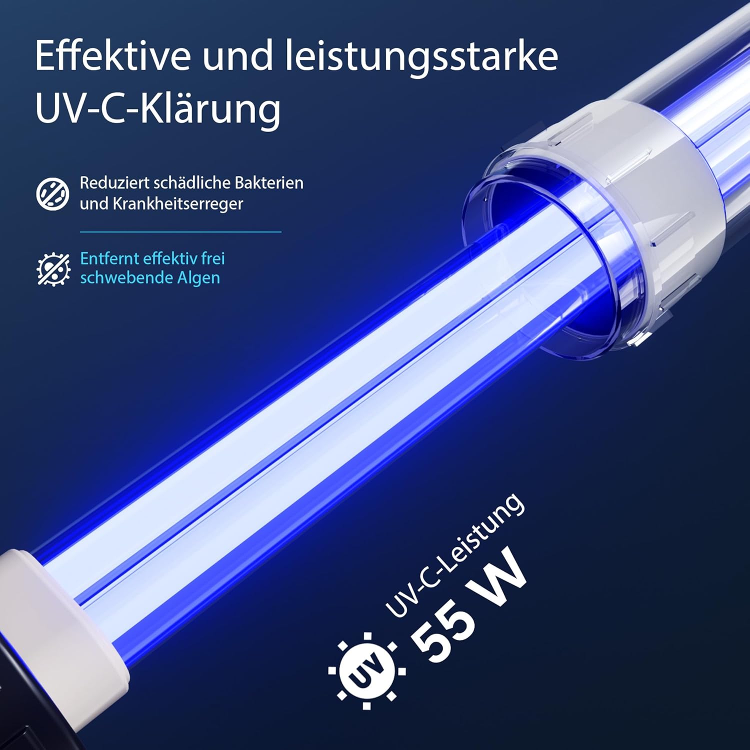 SunSun CPF-15000 Druckteichfilter 10.000 l/h / 18 W UVC Einheit, Teichdruckfilter für Teiche bis 30.000 Liter, Teichklärer, Filteranlage