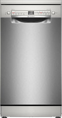 Bosch SPV2IKX10E Serie 2 Smarter Geschirrspüler vollintegriert, 45 cm breit, Besteckkorb, Extra Trocknen auf Knopfdruck, InfoLight roter Lichtpunkt am Boden, AquaStop Schutz gegen Wasserschäden, Weiß