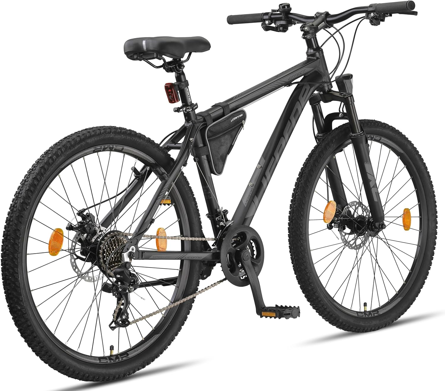 Licorne Bike Effect Premium Mountainbike Aluminium Discbremse Jungen Mädchen 21 Gang